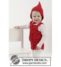 Kruippakje, sokken en muts. gemaakt van Drops Cotton Merino
