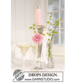 Bloem decoratie gemaakt van Drops Safran