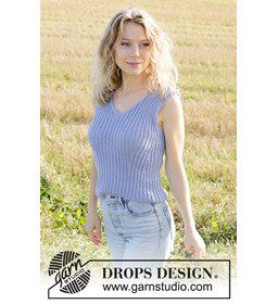 Rivierpad Top gemaakt van Drops Safran