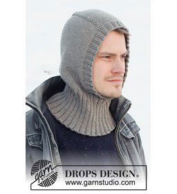 Muts / balaclava gemaakt van Drops Merino extra fine