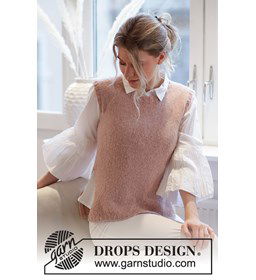 Spencer gemaakt van DROPS Sky