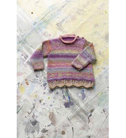 Trui gemaakt van Lang Yarns Mille colori baby