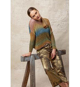 Opengewerkte damestrui gemaakt van Lang Yarns Paradise