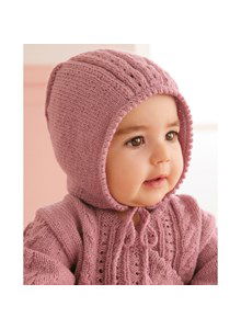 Babymuts met strikkoord