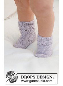 Babysokken met kantpatroon