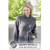 damesvest Evening Secret Cardigan met raglan en kabels gemaakt van Rondbreinaald nr 3 - 3,25
