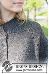 Breipatroon damesvest Evening Secret Cardigan met raglan en kabels van andere kant