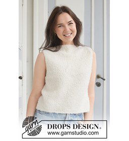 Rising Cloud Top gemaakt van DROPS Alpaca Boucle