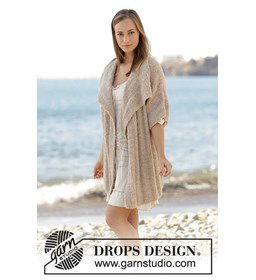 Vest gemaakt van DROPS Alpaca Boucle