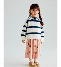 Navy kindertrui gemaakt van Phildar Phil Coton 3