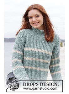 Damestrui met smalle gekleurde strepen