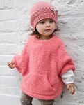 Breipatroon Meisjes poncho