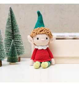 Christmas Elf gemaakt van ogen