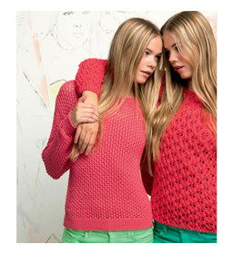 Trui gemaakt van Lang Yarns Moina (op=op)