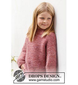 Meisjestrui gemaakt van Drops Kid Silk