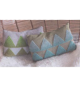 Kussens gemaakt van Scheepjes Whirl