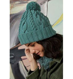 Muts gemaakt van Lang Yarns Merino 70 en color