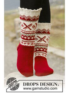 Sokken met Noors patroon