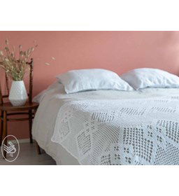 Deken gemaakt van Durable breikatoen 8 - 10 - 12