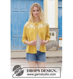 Vest gemaakt van Drops Cotton Merino