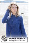 Breipatroon Sea Feather Cardigan van andere kant