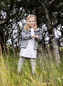 Kindervest Kisi grijs