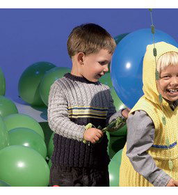 Trui gemaakt van Lang Yarns Quattro, Quattro Lame en Quattro color