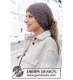 Hoofdband gemaakt van Drops Snow - Eskimo