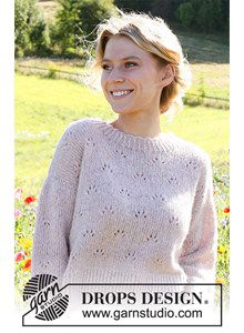 Damestrui Sweetness Imprint Sweater met kantpatroon