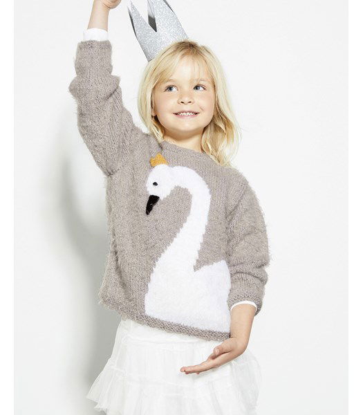 Brei- en haakpatroon Meisjes trui