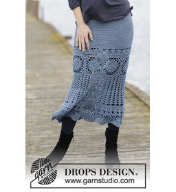 Gehaakte rok gemaakt van Drops Fabel