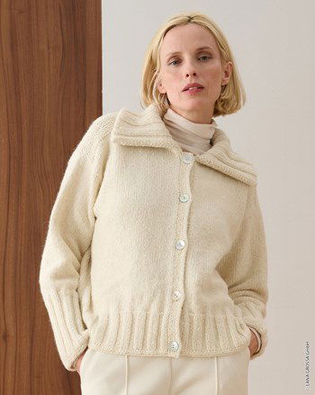 damesjas met brede kraag