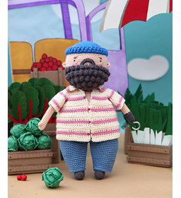 Gary van Lula en co gemaakt van Scheepjes Catona 25 en 10 gram