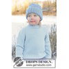 kindertrui en muts Polar Playtime Sweater gemaakt van Drops Merino extra fine