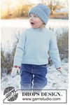 Breipatroon kindertrui en muts Polar Playtime Sweater van andere kant