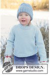Breipatroon kindertrui en muts Polar Playtime Sweater van andere kant
