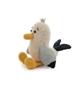 Scraps de Zeemeeuw gemaakt van Phildar Phil Coton 4