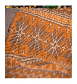 Kerstdeken gemaakt van Lang Yarns Amira