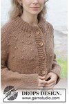 Breipatroon Chestnut Season Cardigan van andere kant