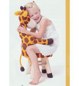 Krukje Giraf gemaakt van Lang Yarns Tissa