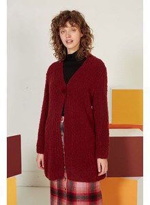 A-lijn damesvest met sjaalkraag