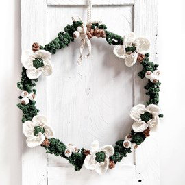 Durable haakpatroon winterkrans, met ....