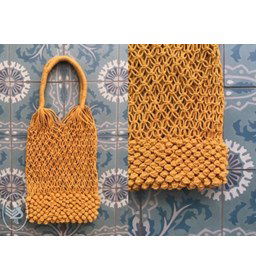 Noppen shopper gemaakt van Durable Macrame