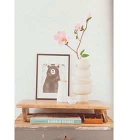 Magnolia van vilt gemaakt van Boeken over vilt