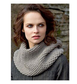 Ronde sjaal gemaakt van Lang Yarns Cashmere Big