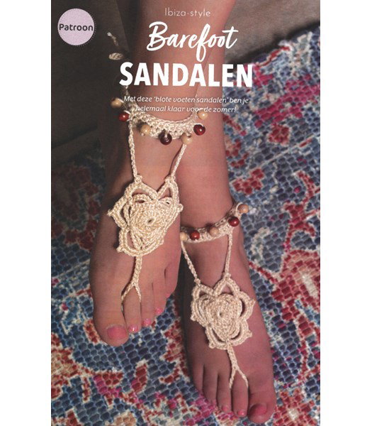 Haakpatroon barefoot sandalen