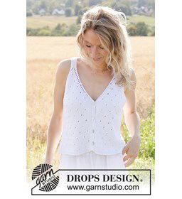 Zoetwaterparel Top gemaakt van Drops Cotton Light