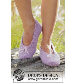 Pantoffels gemaakt van Drops Alaska