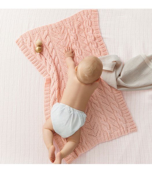 Breipatroon Baby deken