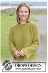 Haakpatroon damestrui met raglanmouwen Mossy Ridge Sweater van andere kant